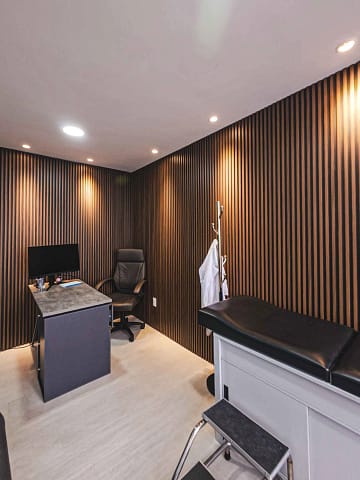 Sala de espera confortable COPE Roma Sur